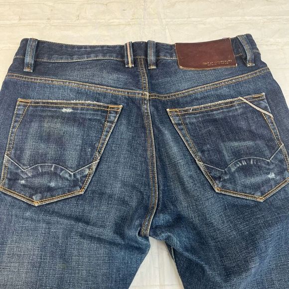 Cult Of Individuality Japanese Selvedge Rockabilly Slim Straight Jeans Men 31x33 - Picture 8 of 9